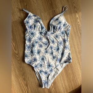 One piece floral swimsuit